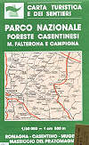 mappa topografica Parco Nazionale Foreste Casentinesi, M. Falterona, Campiglia, Casentino, Mugello