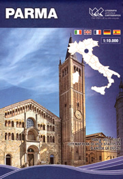 mappa Parma città con indice strade 2023