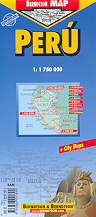 mappa stradale Peru / Perù