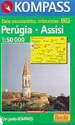mappa topografica 663 - Perugia, Assisi
