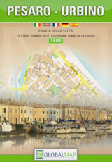 mappa Pesaro e Urbino aggiornata città con indice strade 2024