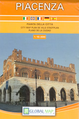 mappa Piacenza città con indice strade 2023