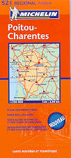 mappa stradale regionale 521 - Poitou-Charentes / regione della Francia (nuova ed.)