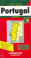 mappa stradale Portogallo / Portugal