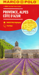 mappa stradale Provenza, Costa Azzurra, Alpi - mappa stradale - EDIZIONE Giugno 2023