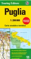 mappa stradale regionale Puglia - mappa stradale plastificata