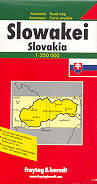 mappa stradale Repubblica Slovacca \ Slovacchia \ Slowakei \ Slovakia