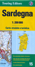 mappa stradale regionale Sardegna - mappa stradale - nuova edizione