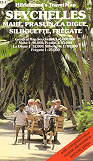 mappa stradale Seychelles, con Mahe, Praslin, La Digue, Silhouette, Fregate