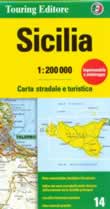 mappa stradale regionale Sicilia - mappa plastificata