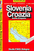 atlante stradale Slovenia, Croazia, Bosnia-Erzegovina - edizione 2013