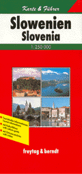 mappa stradale Slovenia - Slowenien - Slovenija