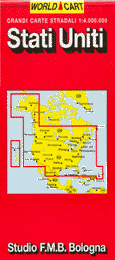 mappa Stati Uniti d'America