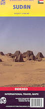 mappa stradale Sudan
