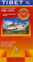 mappa stradale Tibet