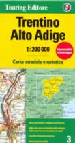 mappa stradale regionale Trentino Alto Adige - mappa plastificata