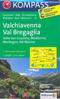 mappa topografica n.92 - Valchiavenna, Val Bregaglia, Madesimo, Val Masino, Passo dello Spluga, Novate Mezzola, Morbegno, Juf, Avers, Passo del Maloggia, Valle San Giacomo - mappa plastificata, compatibile con sistemi GPS