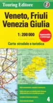 mappa stradale regionale Veneto, Friuli Venezia Giulia - mappa plastificata